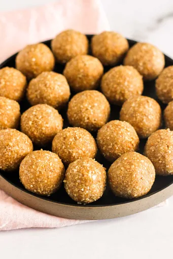 Homemade Til Laddu with Jaggery