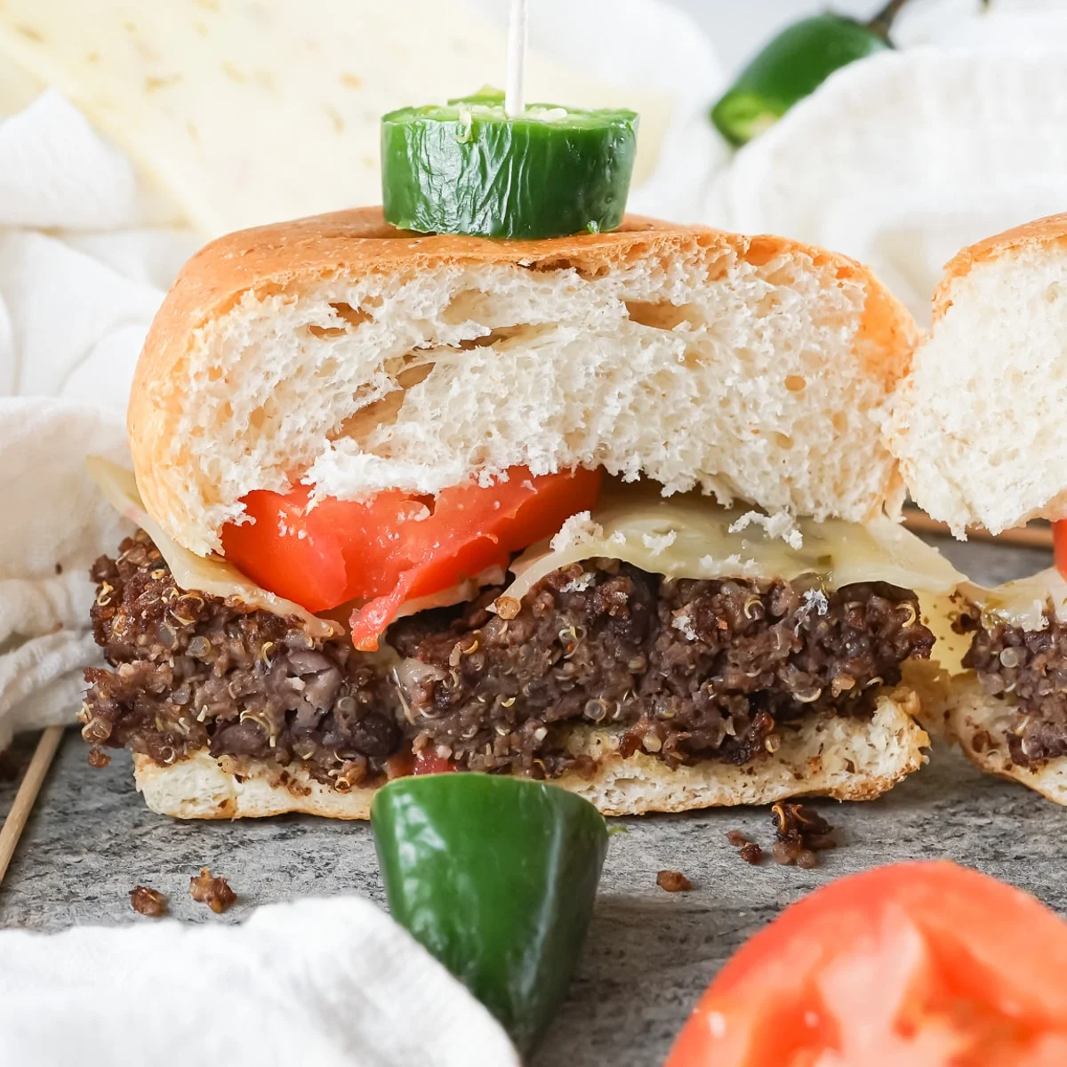 Black Bean Quinoa Burger
