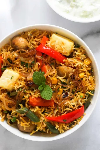 Instant Pot Vegetable and Paneer Biryani