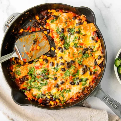 Vegetarian Enchilada Casserole Recipe