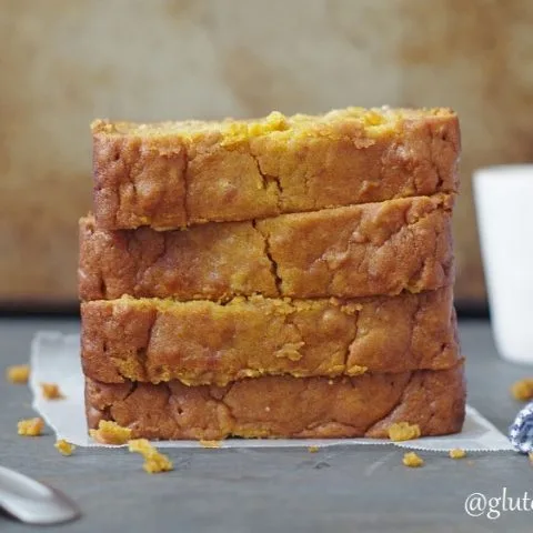 Pan de calabaza sin gluten