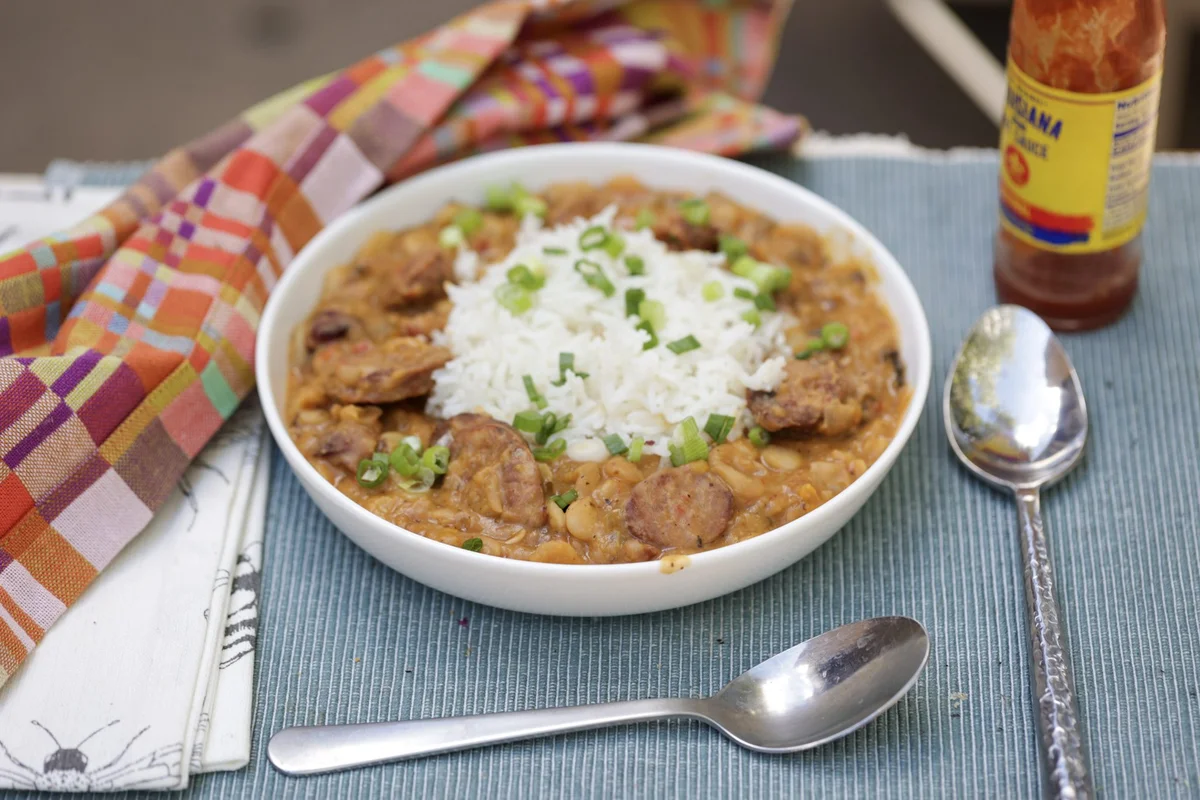 Creamy White Beans and Rice with Navy Beans