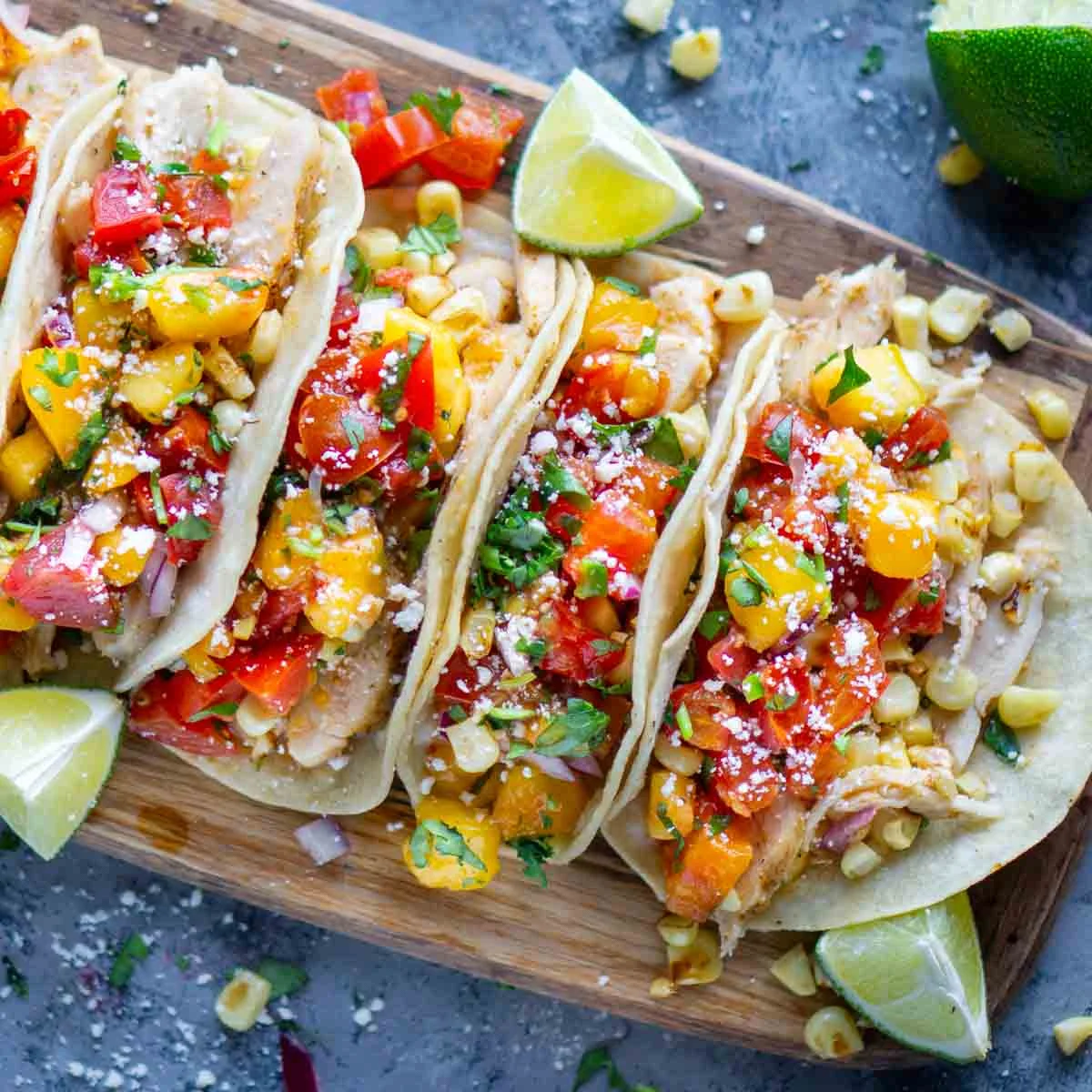 Easy Grilled Chicken Tacos Recipe