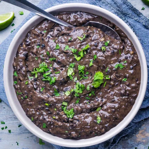 Refried Black Beans Recipe