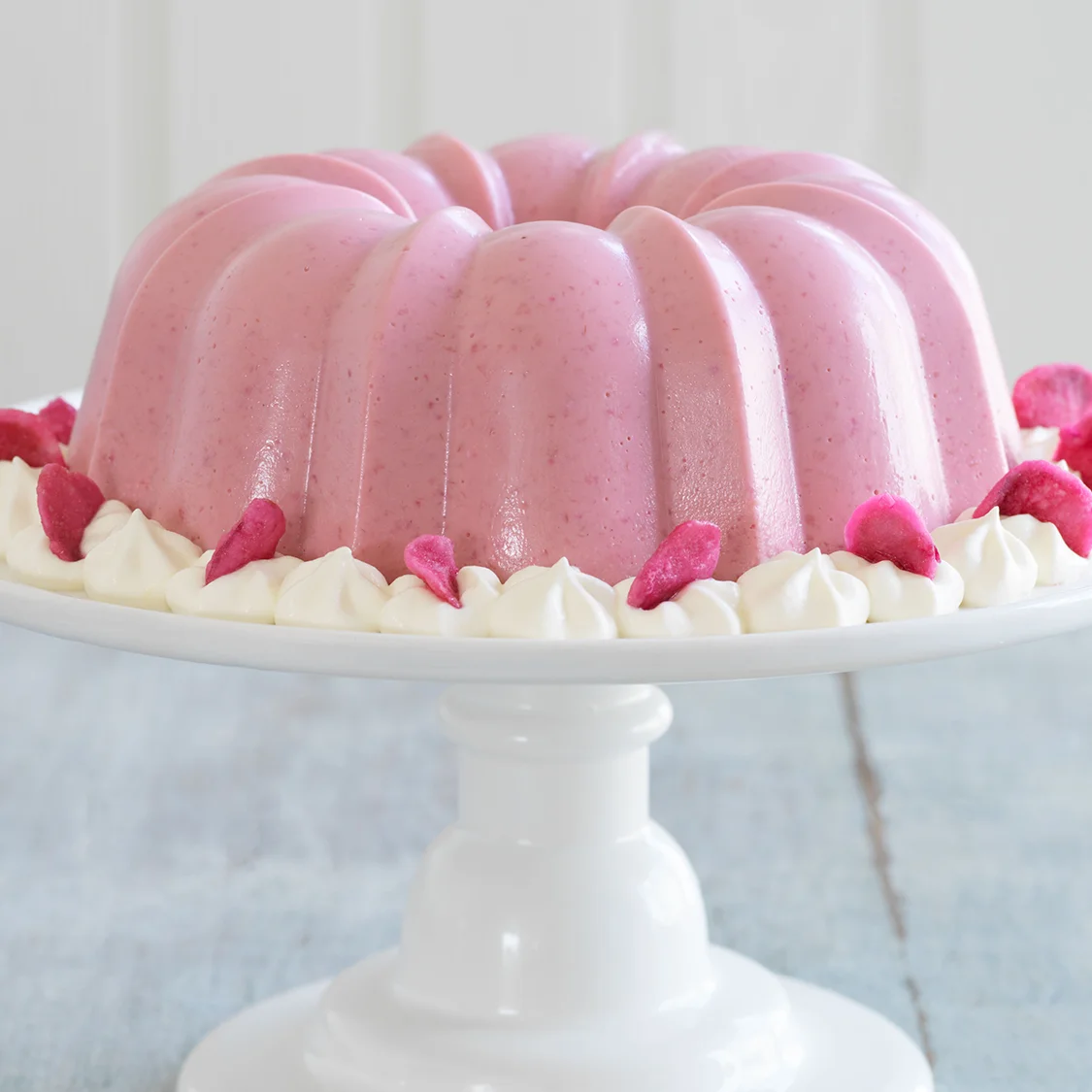 Prue Leith’s Raspberry Blancmange