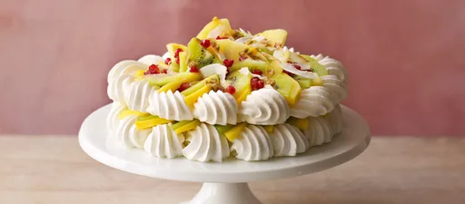 Prue Leith’s Vegan Tropical Pavlova