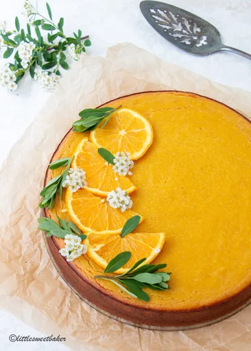 Pastel de naranja entera