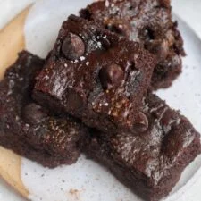 Healthy Pumpkin Brownies (flourless and fudgy!)