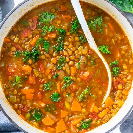 Receta de sopa italiana de lentejas