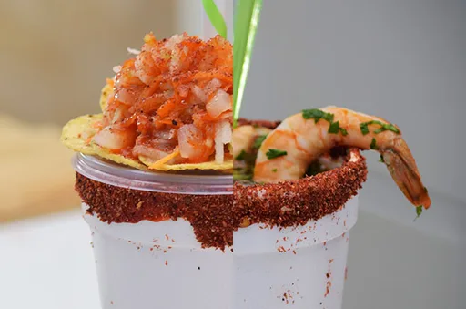 2x1 Micheladas locas: camarones y cueritos