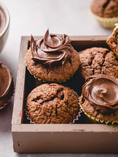 Muffins de Nutella con 4 ingredientes
