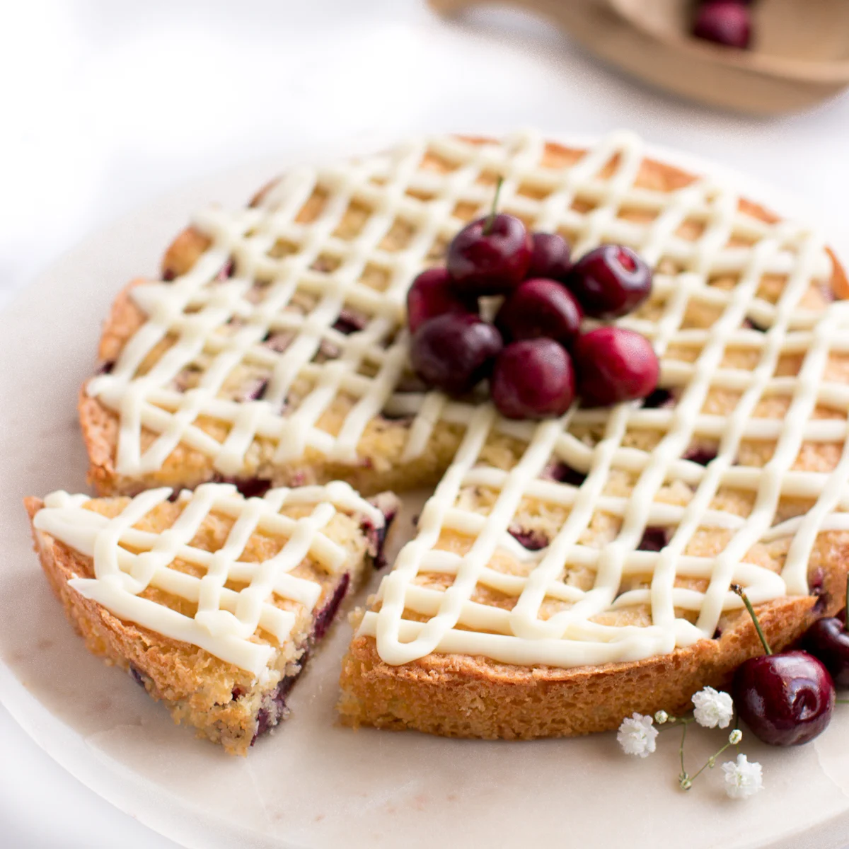 Almond Cherry Cake