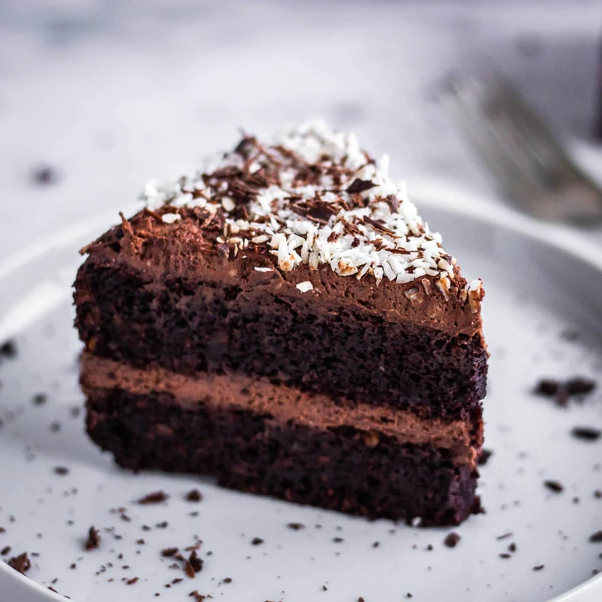 Gâteau au chocolat végane sans gluten