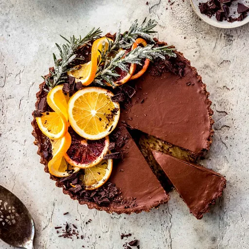 Tarta de Chocolate y Naranja (Vegana y Sin Gluten)