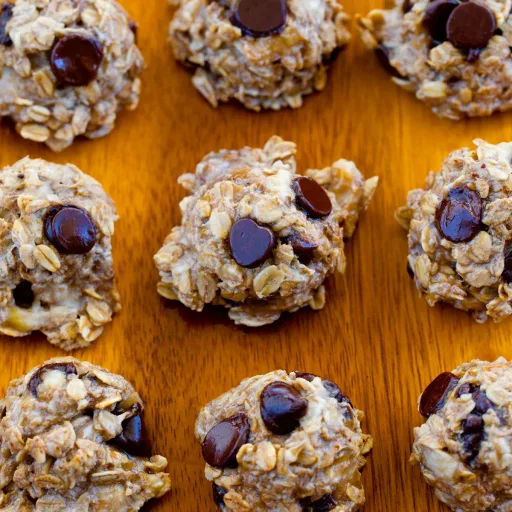 Galletas de plátano y avena