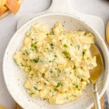 Anthony Bourdain Scrambled Eggs with Sour Cream Recipe