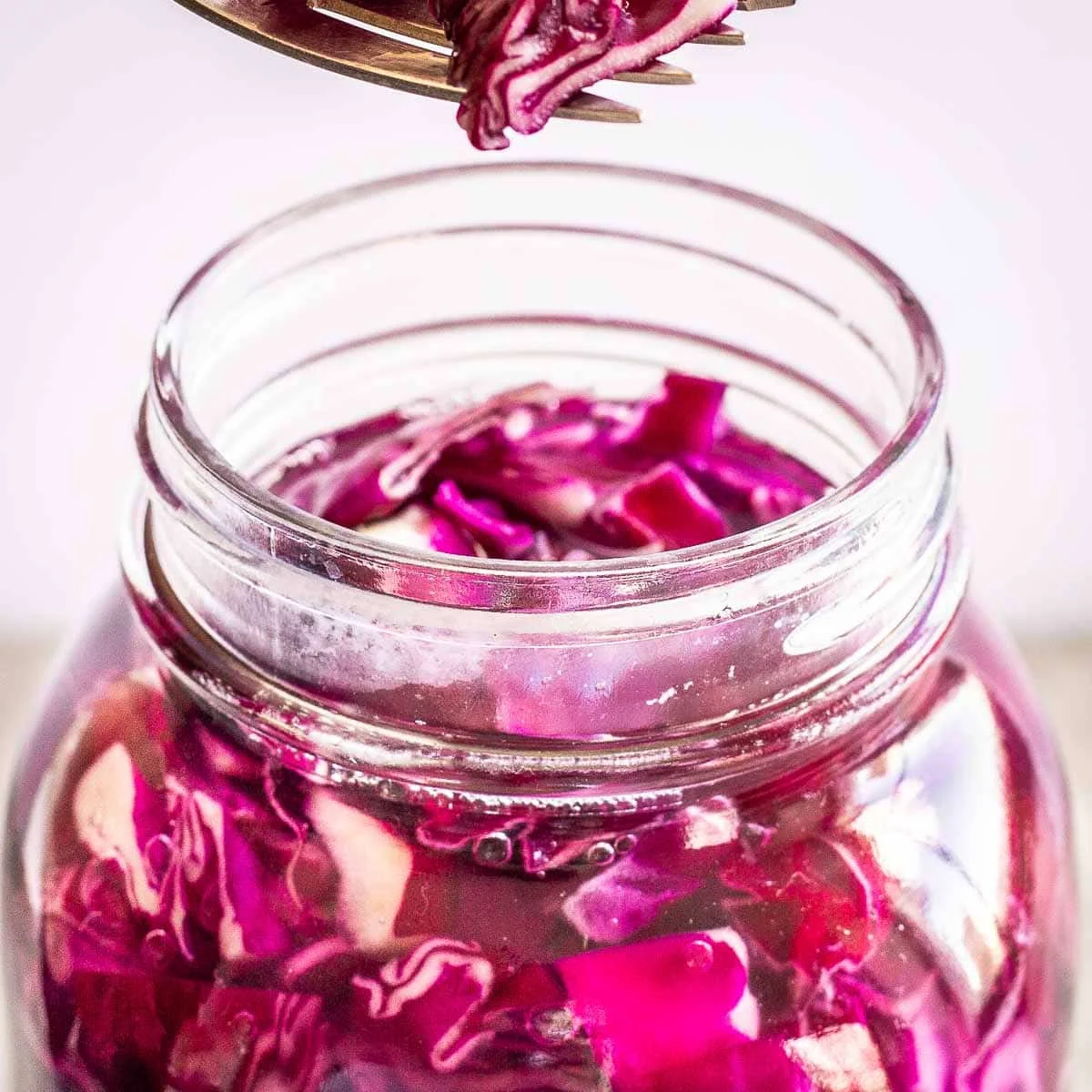 Red Cabbage Sauerkraut (Fermented Red Cabbage)
