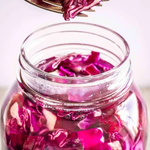 Red Cabbage Sauerkraut (Fermented Red Cabbage)