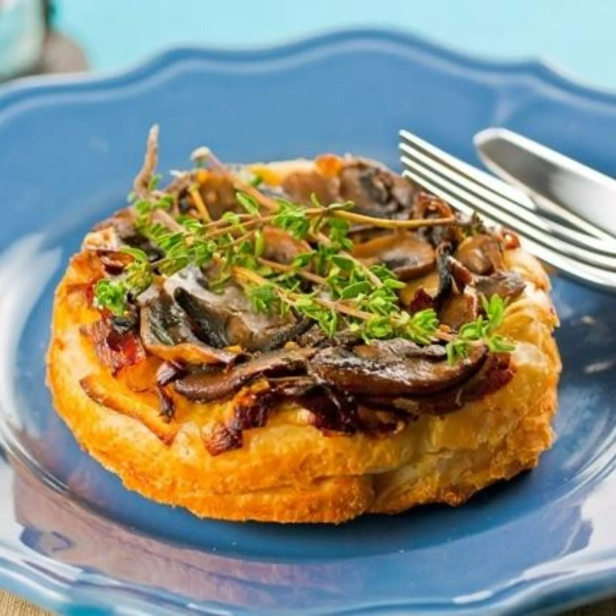 Mushroom & Leek Tarte Tatin