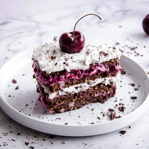 No-Bake Vegan Black Forest Cake (gluten-free)