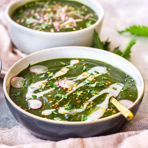Nutrient-Rich Nettle Soup (vegan & gluten-free)