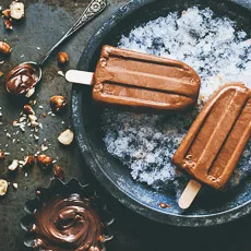 Banana Nutella Popsicles