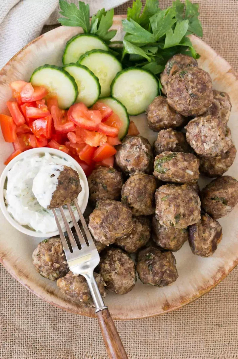 Albóndigas griegas (Keftedes)