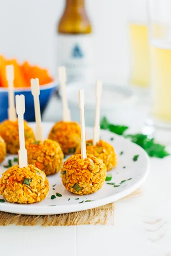 Baked Buffalo Chickpea Bites