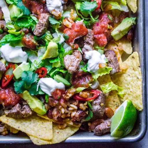 Easy Steak Nachos