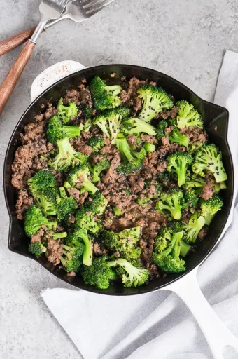 Ground Beef and Broccoli Stir Fry