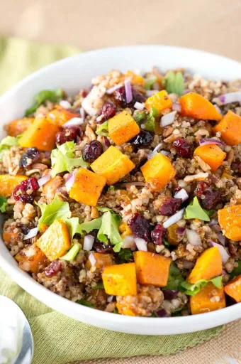 Harvest Butternut Squash Quinoa Salad