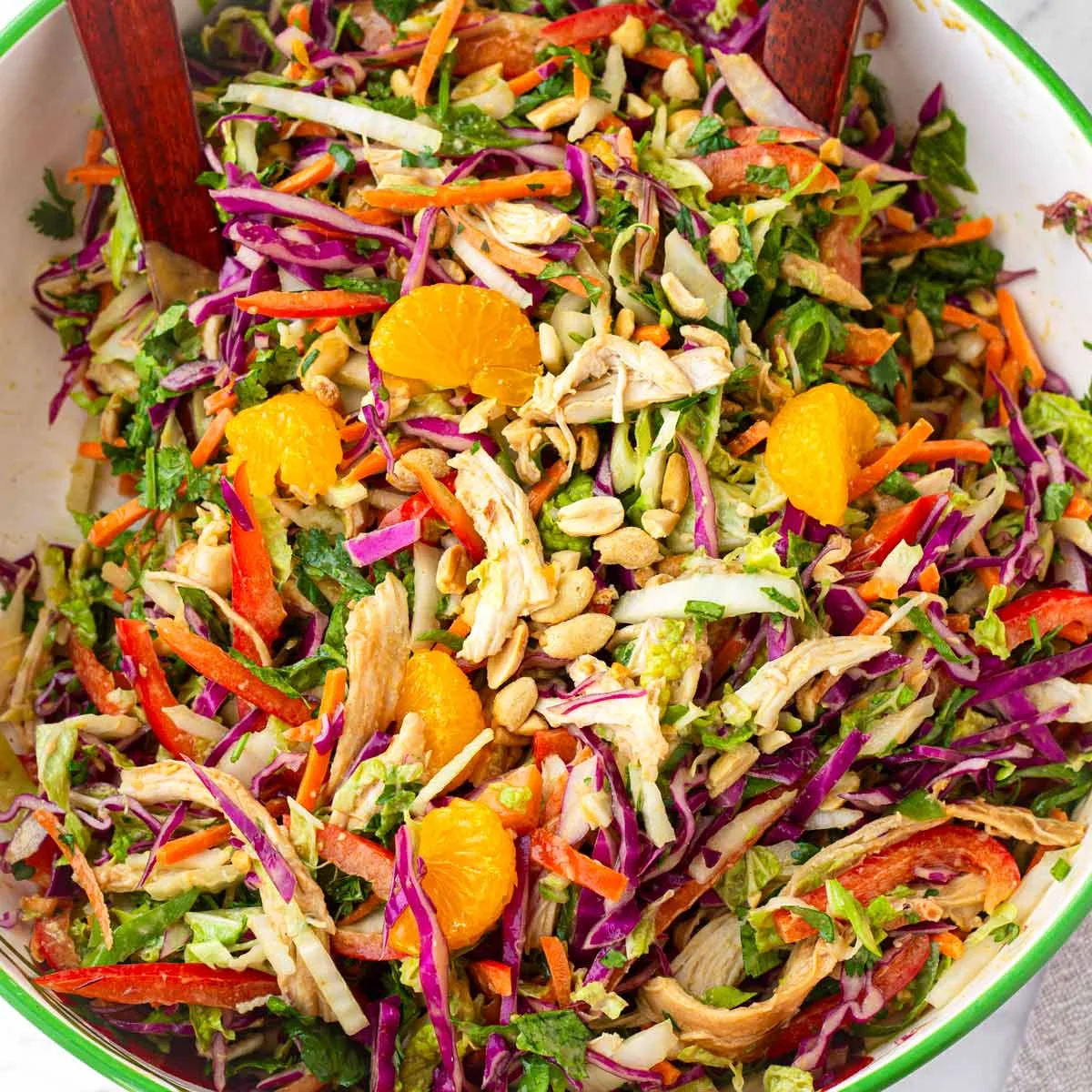 Ensalada asiática de pollo