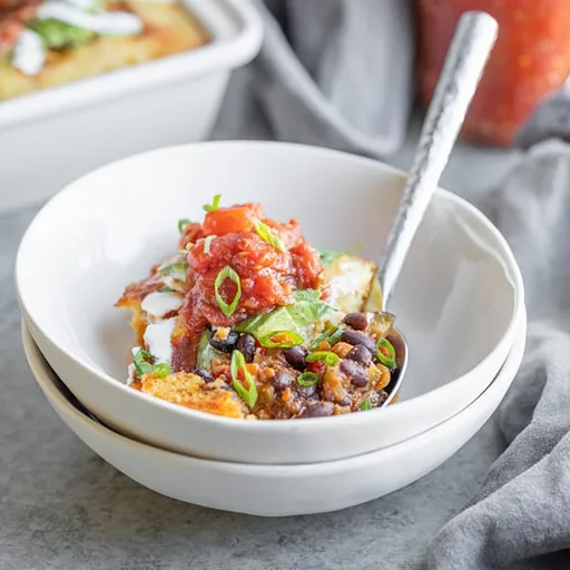 Black Bean Tamale Pie
