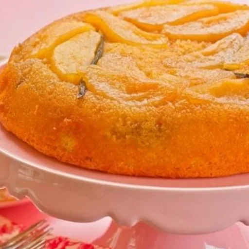Pear and Vanilla Upside Down Cake