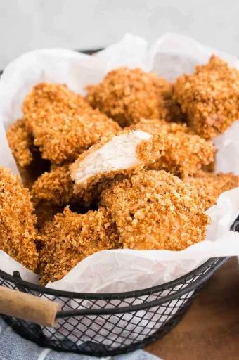 Nuggets de pollo caseros