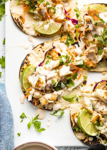 Tacos de pescado rápidos y saludables
