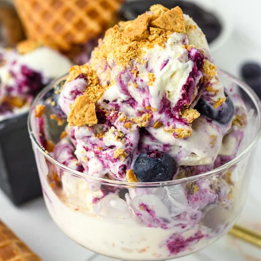 Blueberry Cheesecake Ice Cream