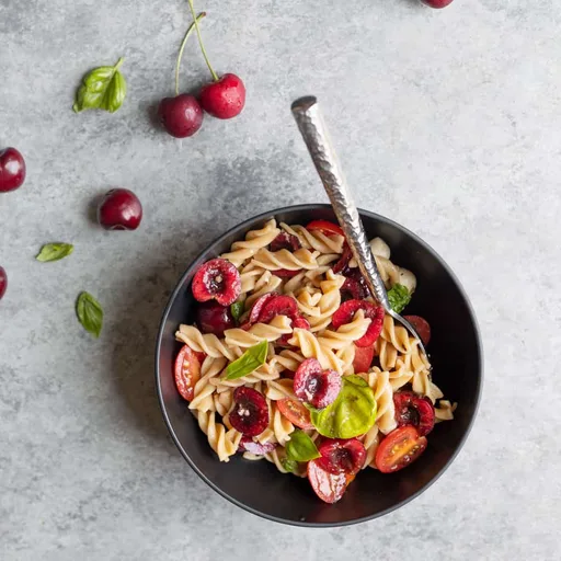 Cherry Caprese Pasta Salad