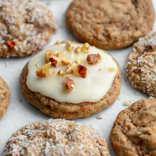 Galletas de tarta de zanahoria