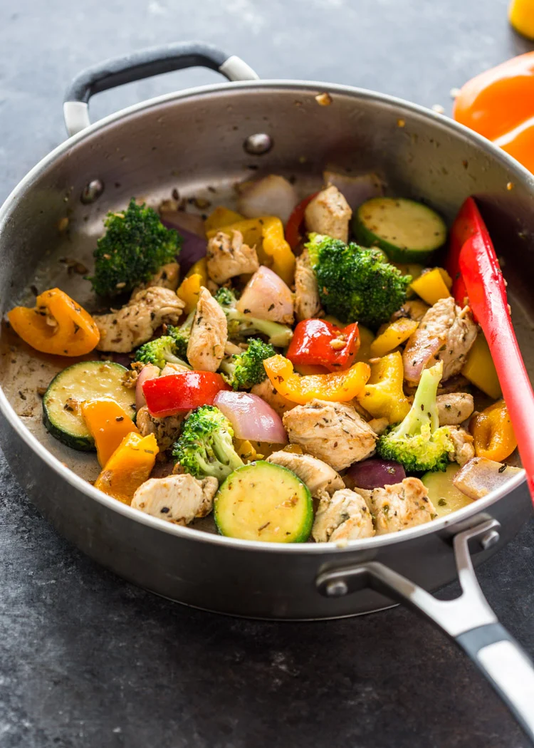 Quick 15 Minute Stir-Fry Chicken and Veggies