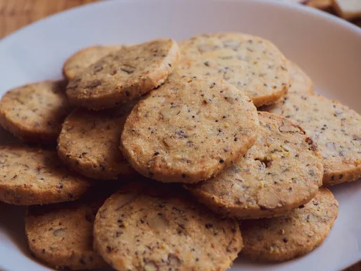 Galletas caseras de cheddar y pacanas
