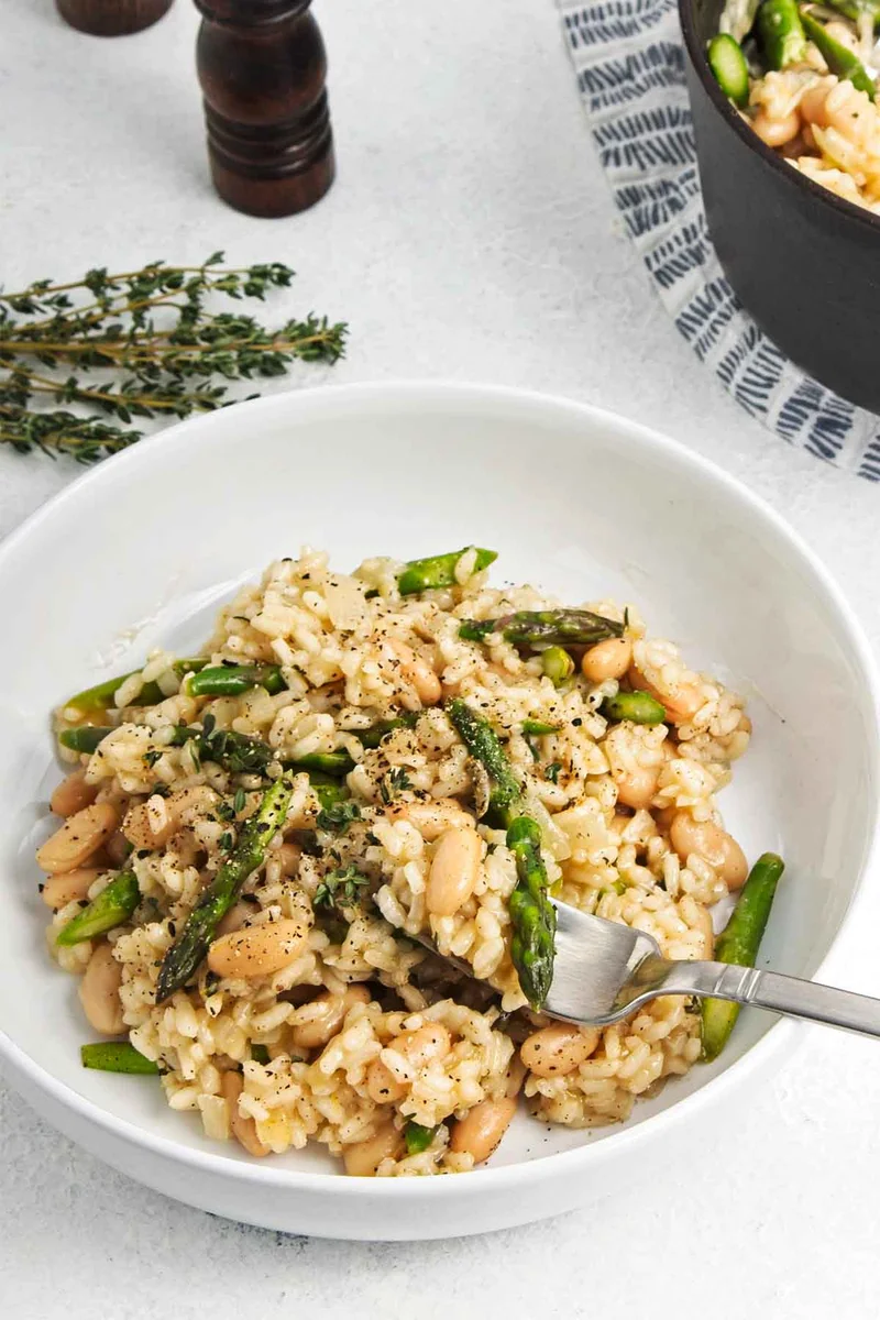 Lemon Asparagus Risotto