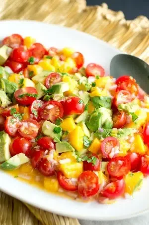 Salsa de mango y aguacate