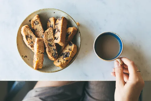 Chocolate Peanut Butter Biscotti