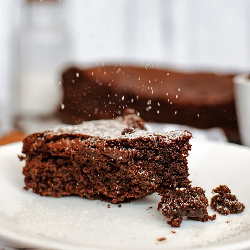 Pastel de chocolate vegano sin harina