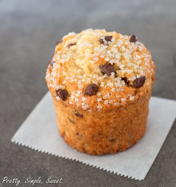 Bakery Style Chocolate Chip Muffins