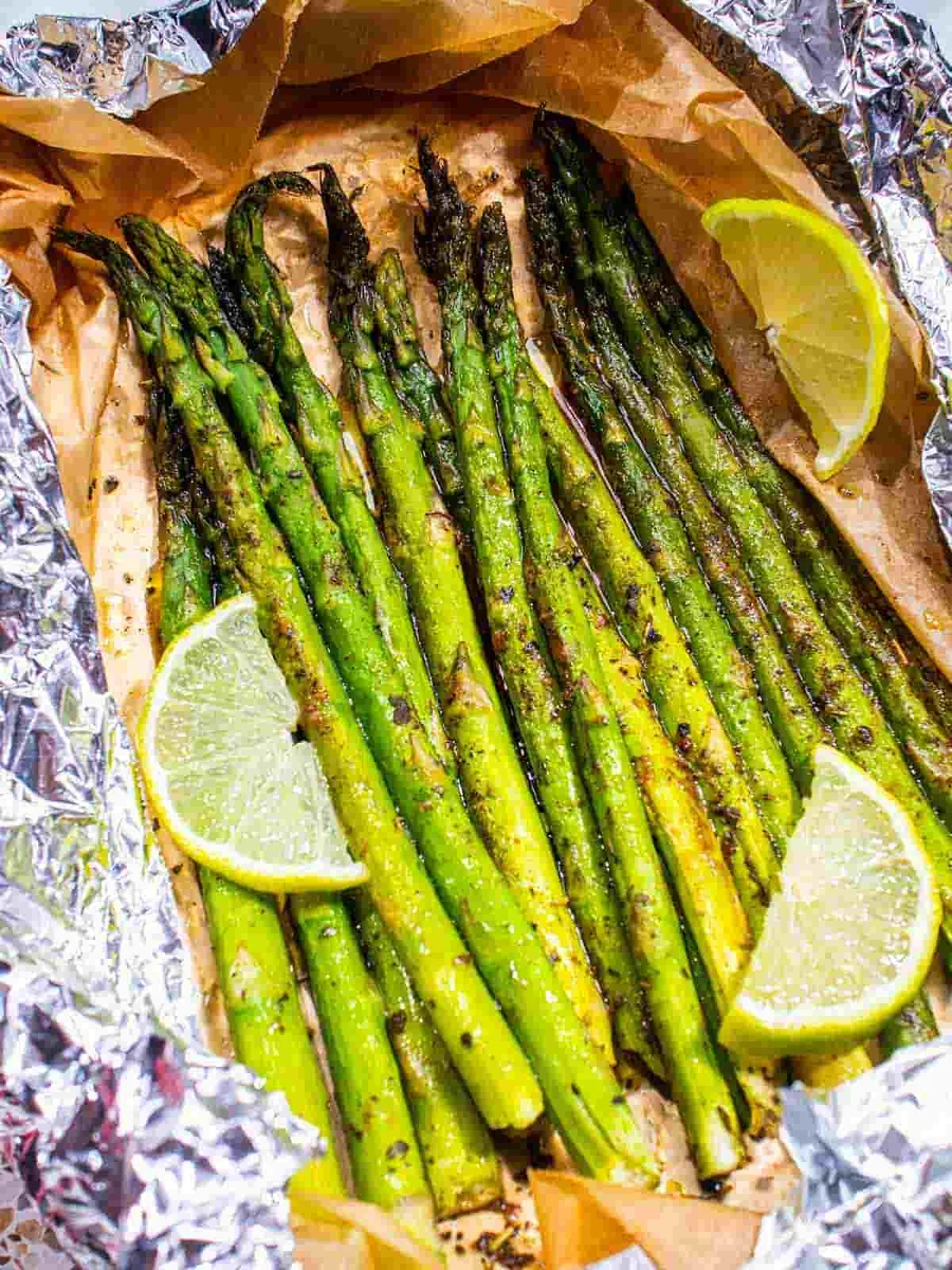 Grilled Asparagus in Foil