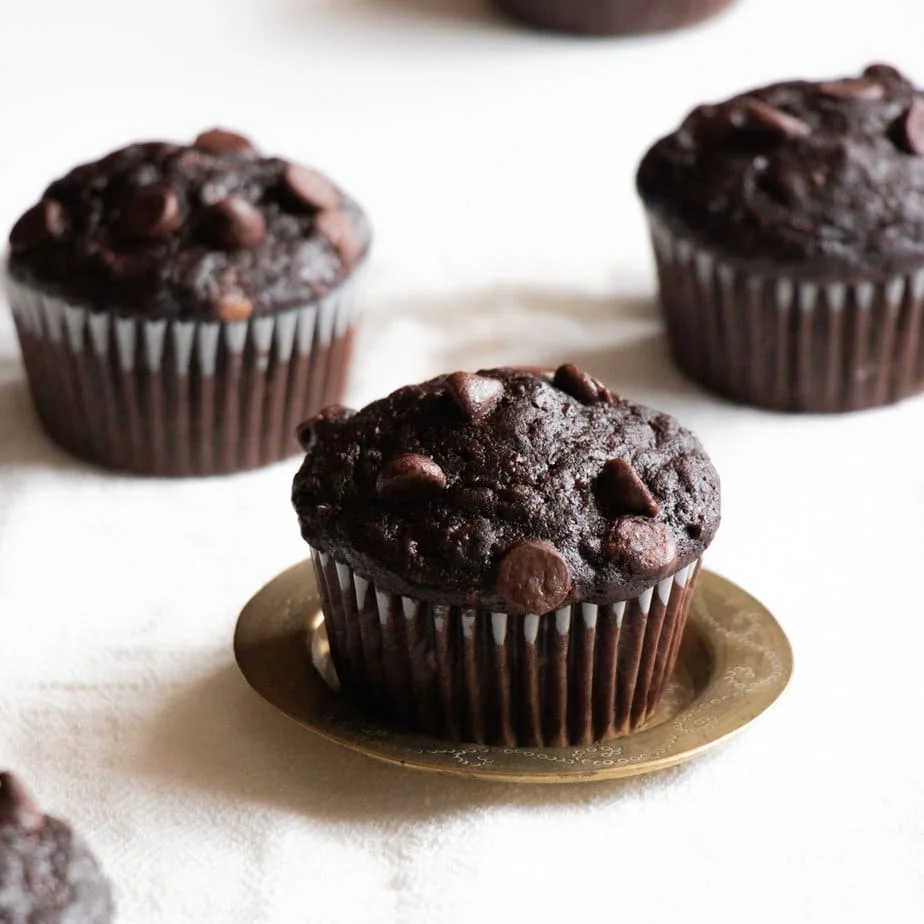 Chocolate Zucchini Muffins