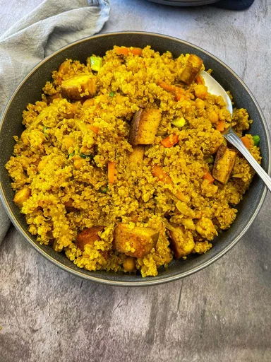 Quinoa con cúrcuma