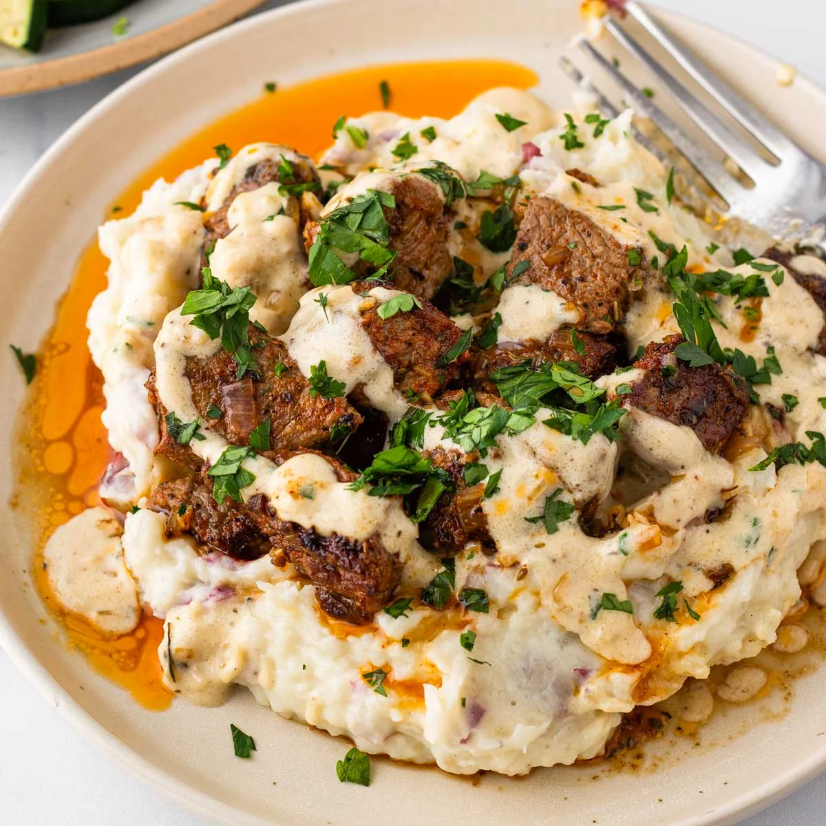 Creamy Garlic Butter Steak Bites